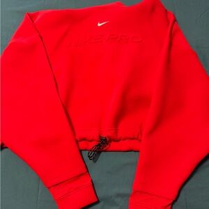 Nike Pro Dri-Fit Orange Sweatshirt